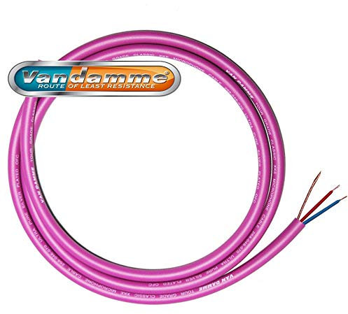 Van Damme XKE Microphone Cable. 100m. Purple