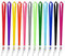 MaoXinTek Schlüsselband Umhängeband Lanyards Nylon Ausweishalter Kartenhülle mit Abnehmbarer Gürtelschnalle 12 Stück Ausweishülle für Mobile Handys, Schlüssel, Büro ID Karte (47cm, 12 Mehrfarbig)