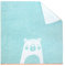 Dyckhoff Kinderbadetuch 'Bear' Mint - Blau 100 x 100 cm