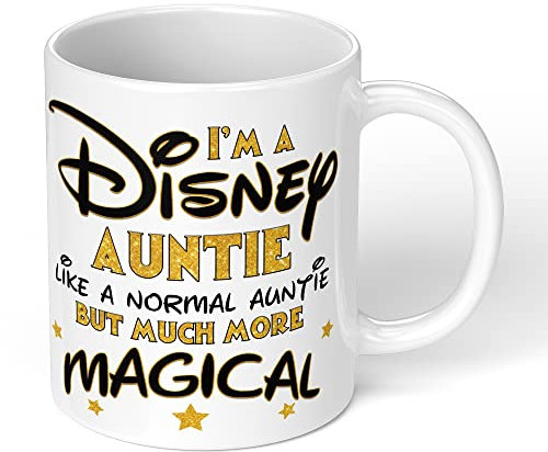 Disney Mummy Mug Christmas Birthday Mothers Day Gift Mum Aunty Grandma Nanny Coffee Tea Cup (Auntie)