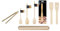 Chef Aid 8 Piece Everyday Wooden Utensil Pack with Spoons, Rolling Pin, Spatula, Pastry Brush and Toast Tongs