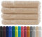 Zestri Frottier Handtuch 4er-Set | Beige 50x100 | 100% Baumwolle 500g/m² | Öko-Tex Standard 100 Handtuch