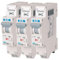 EATON 109130 PLGC4-C16/1N - DISJONCTEUR MODULAIRE PH/N - Blanc - MANETTE GRISE - 1P+N / 16 A - COURBE C - Raccordement direct sans vis - 3 disjoncteurs