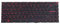 Ronyme Laptop Keyboard US Layout Backlight Keypad for MSI GF63 Thin 9SC Accessory High Performance