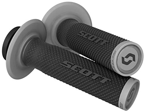 Scott SX II MX Motorrad Griffe inkl. Cam Set schwarz/grau