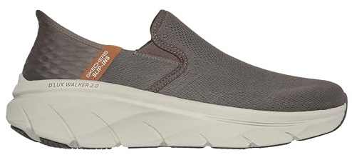 Skechers Slip-ins: D'Lux Walker 2.0 - Reeler 232463-BRN, Men Sneakers, Brown, 41 EU