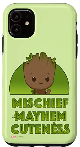 Hülle für iPhone 11 Marvel Studios Ich bin Groot Mischief Mayhem Cuteness