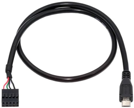 chenyang Cable de datos USB 2.0 de 9 pines y 10 pines a micro USB de 5 pines, 0,5 m