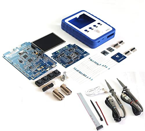 KOZWAY Oscilloscope, Mini de Poche DIY Kit d'oscilloscope numérique à écran Tactile de l'oscilloscope numérique 2,4 (Color : with Probe)