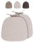 RUIXUAN Stuhlkissen 40x40cm Sitzkissen halbrund Rutschfestes Stuhlauflage Sitzpolster für Stuhl Sitzkissen für Gartenstuhl, Küche oder Esszimmer Stuhlkissen mit Bändern Outdoor Indoor (beige-2pcs)