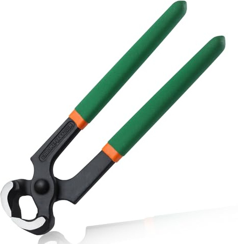 LEONTOOL End Cutting Pliers 8 Inches Nail Puller Plier Carpenter Pincer with PVC Handle, Stiletto Remove Pliers for Women Wire Cutting Pliers Nail Pulling Pliers Nail Puller Tool for Shoe Heel Repair