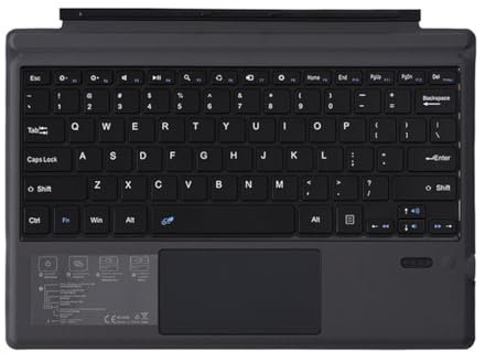 Cover per Surface Pro 7/6/5/4/3, tastiera Bluetooth ultra sottile, compatibile con tastiera Microsoft Surface Pro 3 Pro 4 Pro 5 Pro 6 Pro 7, layout QWERTY inglese
