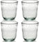 Juego de 4 vasos para beber | Cristalería Pure de Pascale Naessens | Vasos de Agua Transparentes 20 CL ​​con Burbujas | Artículos básicos para el hogar, cristalería | Bebidas, Jugos