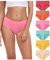wirarpa Unterhosen Damen Baumwolle Bequeme Unterwäsche Frauen Slips Damen Atmungsaktiv Pantys 6er Pack Mehrfarbig Größe L
