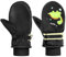 MoKo Kinder Skihandschuhe, Winter Fäustlinge Handschuhe Winddicht Wasserdicht Handschuhe für Skifahren Radfahren Snowboarden Outdoor-Aktivität für Jungen Mädchen 5-10 Jahren, M, Schwarz/Dinosaurier
