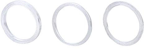 3PCS Aluminiumlegierung Fahrrad Pedal Unterlegscheibe Lager Headset Shim Spacer 1MM 2MM 3MM