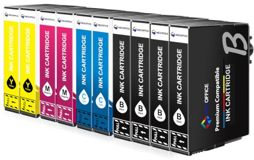 Kompatible Patrone für Epson xp 3100 Druckerpatronen WF 2830 XP 2100 10Pack | für Epson Expression Home XP 2100 XP 2105 XP 2150 XP 3105 XP 3150 XP 4100 XP 4105 Workforce WF 2810 WF2820 WF 2830 WF 2850