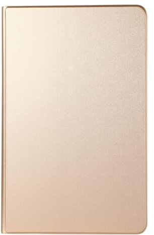 Generico DayQiQiPu Custodia Protettiva per Lenovo Tab K10 TB-X6C6F/TB-X6C6X 10,3 Pollici Pelle PU Ultrasottile Supporto Ribaltabile in Tinta Unita con Auto Svegliati/Sonno Guscio,Oro
