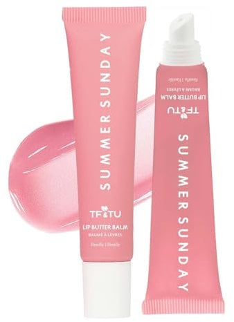 Lip Butter Balm, Summer Lip Balm Gloss Lip Oil Tinted Lip Balm, Lip Balms for Instant Moisture, Shine and Hydration, Tinted, Soothing Lip Care