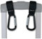 Haken für Koffer - 2-er Set Aluminiumkarabiner mit Klettverschluss - Reisezubehör für Jacken und Taschen, große Öffnung, Umfang 11 cm, Gewicht bis zu 9 kg