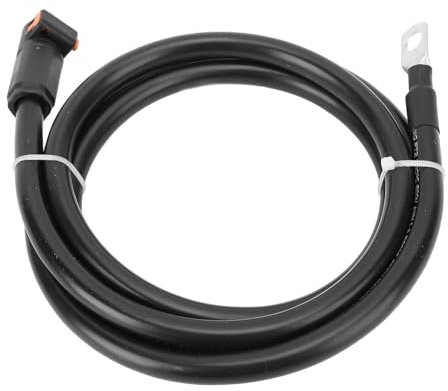 4 AWG Power Cable High Conductivity Flexible Connection Security Power Ground Wire Cable Battery Cable Wire External Negative Battery Box Cord Straight Plug and SC25 8 Terminal