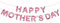 DazzJoy Happy Mother's Day Banner,Muttertag Banner Blumen,Happy Mother's Day Girlande,Rosa Muttertag Girlande Deko,Wimpelkette für Muttertagsdekoration