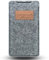 CATHAstories Hülle für iPhone 16, Tasche, Case, Handyhülle aus nachhaltigem Filz – Made in Germany – Farbe Stonegrey (Hellgrau) (für mit Case)