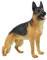 KICHOUSE Schäferhund Figur Realistische Hundefigur aus Pädagogisches Hundemodell für Dekoration und Perfektes für Hundeliebhaber und Vielseitig Einsetzbar