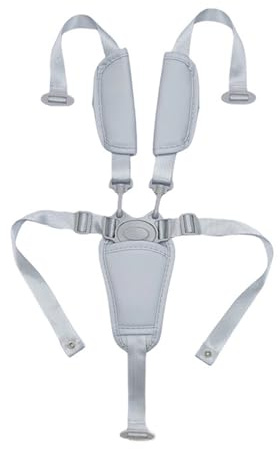 Weiche PU Leder Sicherheitsgurt Für Hochstühle Einstellbare 5 Punkt Gürtel Kinder Fütterungsstart Kinderwagen Zubehör Nylon Hochstuhl Sicherheitsgürtel