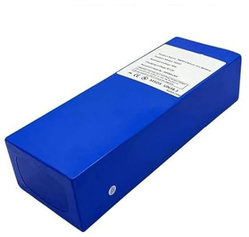 60V 20Ah 16S5P Batterie Lithium pour Scooter Et Vélo Électrique Haute Puissance Batteries avec Chargeur Boîtier en PVC étanche pour 150W-1000W Moteur 60V 20Ah,T+DC