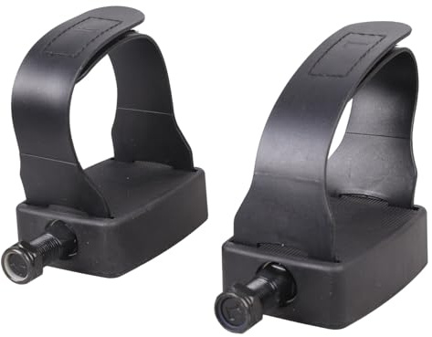 Ranuw Indoor Heimtrainer Pedal mit Riemen, 9/16-Zoll-1/2-Zoll Gewinde, stationäre Liegepedale für rotierende Liegefahrräder