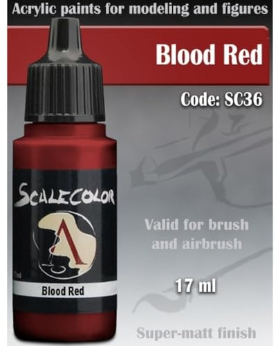 Scale Color BLOOD RED Bottle (17 mL)