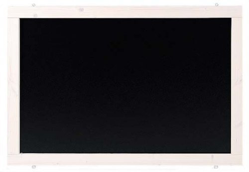 Rustikale Tafel Kreidetafel Wandtafel Küchentafel mit Holzrahmen zur Beschriftung mit Kreide im Landhausstil in verschiedenen Größen und Farben (Weiß, 60x120cm)