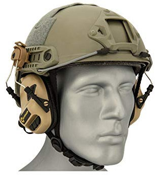 M31H MOD3 Tactical Hearing Protector for FAST MT Helmets (Coyote Tan)