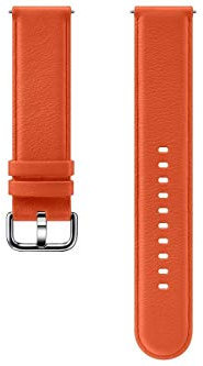Samsung Galaxy Watch Active2 - Cinturino in pelle, colore: Arancione