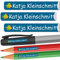 INDIGOS UG - Namensaufkleber Kinder Schule - 49x7 mm - personalisierbar - 101 - Fisch - 88 Sticker - Namensschilder personalisiert - Aufkleber selbst gestalten - Stifte, KITA, Federmappe