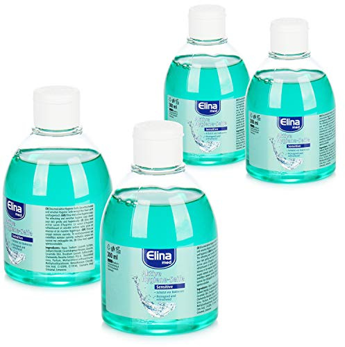 4x aktive Hygiene Handseife - erfrischende & sensitive Hygiene-Seife für die Hände - Hand-Waschlotion - 300ml je Flasche (04 Stück)