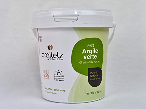 (ARCILIA) Argiletz - Pot d'argile verte 1kg prête à l'emploi