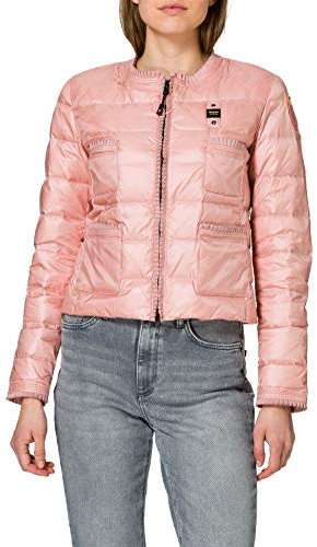 Blauer Giubbini Corti Imbottito Piuma Giacchetto, 537 Rosa Tenue, L Donna