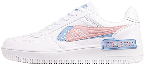 Kappa Unisex Bash Lr Nc Sneaker, White Rosé, 38 EU