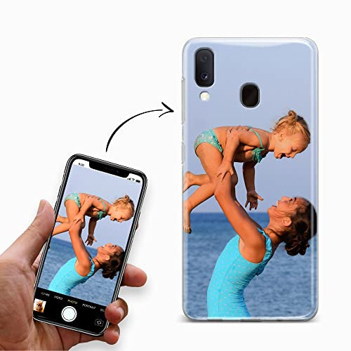 Handyhülle für Samsung Galaxy A20e Hülle aus Silikon selbst gestalten - selbst gestaltet/personalisiert - Deine Hülle Dein Design - Personalisieren Bedrucken mit eigenem Bild Motiv