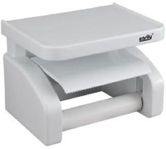 OISE ART STORE Trade Shop - Porta Rotolo Carta Igienica Portarotolo A Ventosa Bianco Accessori Bagno 59544