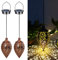 2PCS Solarlampen für Außen Garten,Solar Laterne für Außen Hängend Wasserdicht,Gartendeko,Gartenlaterne für Draußen,Metall Led Solar Laterne Für Draussen Baum Patio Garten Balkon Terrasse,Wegeleuchten