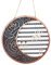 NICENEEDED Organisateur de Bijoux à Suspendre, Présentoir de Boucles d'oreilles de Conception de Modèle de Fleur de Forme de Lune, Support de Rangement Mural en Bois pour Bijoux pour Femmes Filles