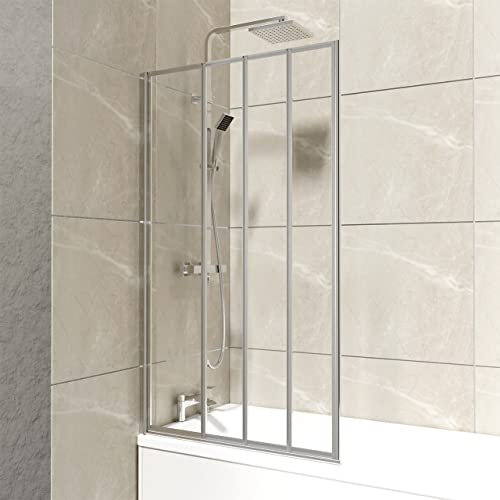 Wholesale Domestic Polished Chrome 840mm Four Fold Shower Screen