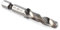 Foret et Taraudage HSS Foret Taraud M8 1/4 Foret à Tige Hexagonale et Taraud Forets Coniques en Acier à Grande Vitesse pour Taraudage Hexagonal pour Tarauder dans le Bois, le Plastique et L'aluminium