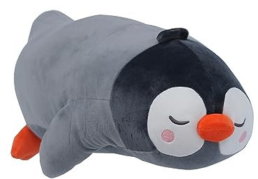 UNUS Kissen Seitenschläferkissen Pinguin klein Grau