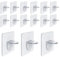Selbstklebende Regalhalterung,15 PCS Regalbodenträger Brett Halterung Klebehaken Bodenträger Fachbodenträger ohne Bohren für Regalbretter Einlegeboden Kleiderschrank Schränken