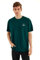 COMEOR T Shirt Herren Kurzarm mit Loser Passform - Basic Männer T-Shirt Rundhals-Ausschnitt aus 100% Baumwolle Grün