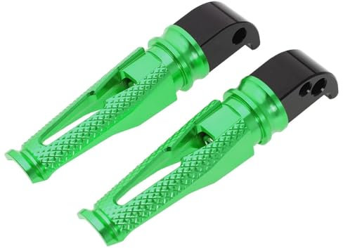 HLWXMDZ Cale Pied Moto pour Y&amaha XJ6 XSR700 XSR900 XJR400 XJR1200 XJR1300 Repose-Pieds Arrière De Moto Repose-Pieds Passager À Pédale(Vert)